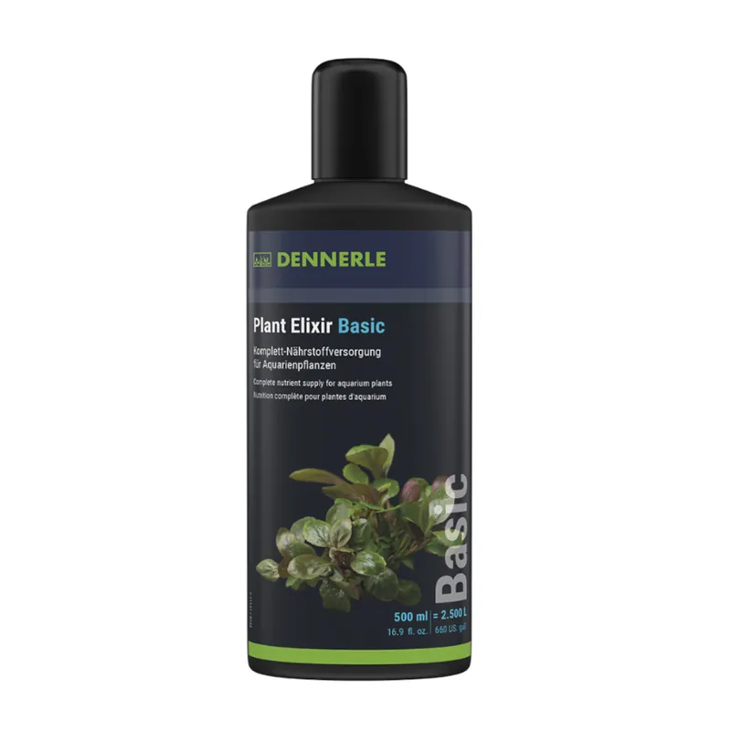 Dennerle Plant Elixir Basic 0,5 Liter Komplett-Nährstoffversorgung für Wasserpflanzen Schnäppchen